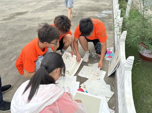 陕西工院学子：暑期社会实践队开展“童心飞扬，书画寄情”活动